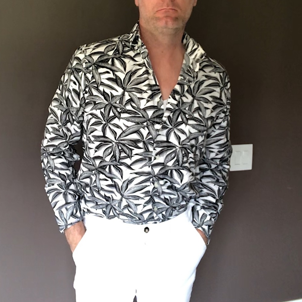 Mens Express button down dress shirt